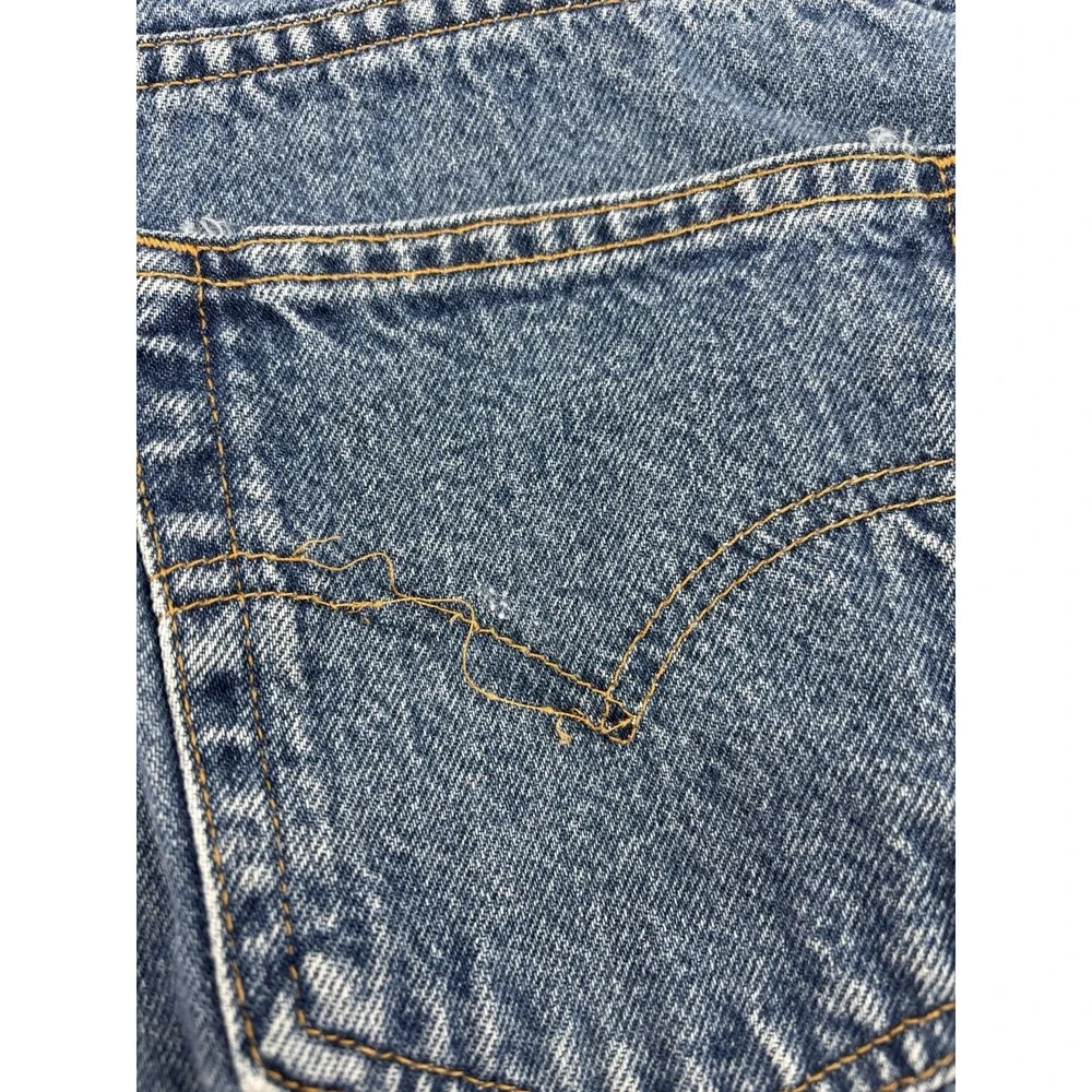 Vtg 1999 Levis 505 Regular Fit Jeans 36x36 Dark Wash Rinse Denim Mexico Y2K 90s